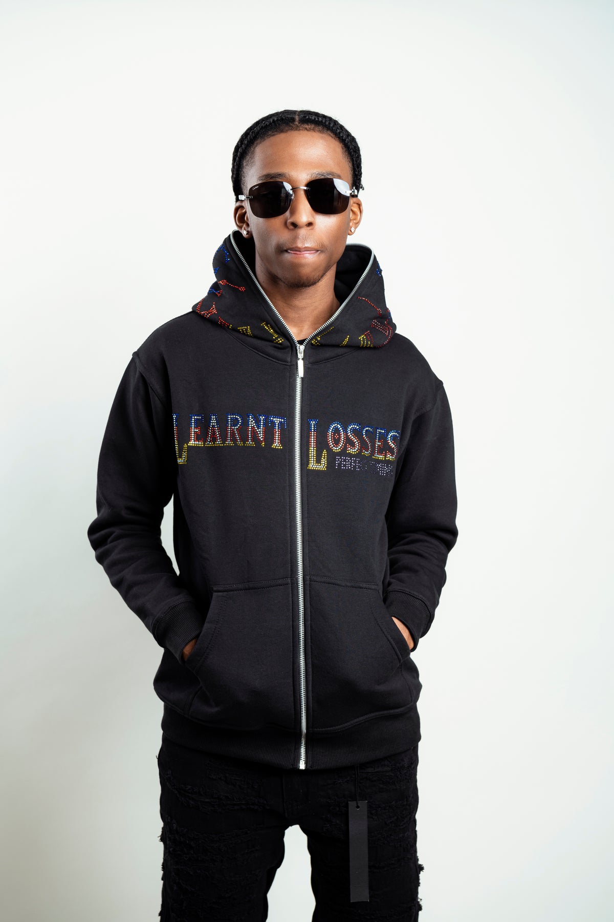 Perfect Timing Rhinestone Full-Zips