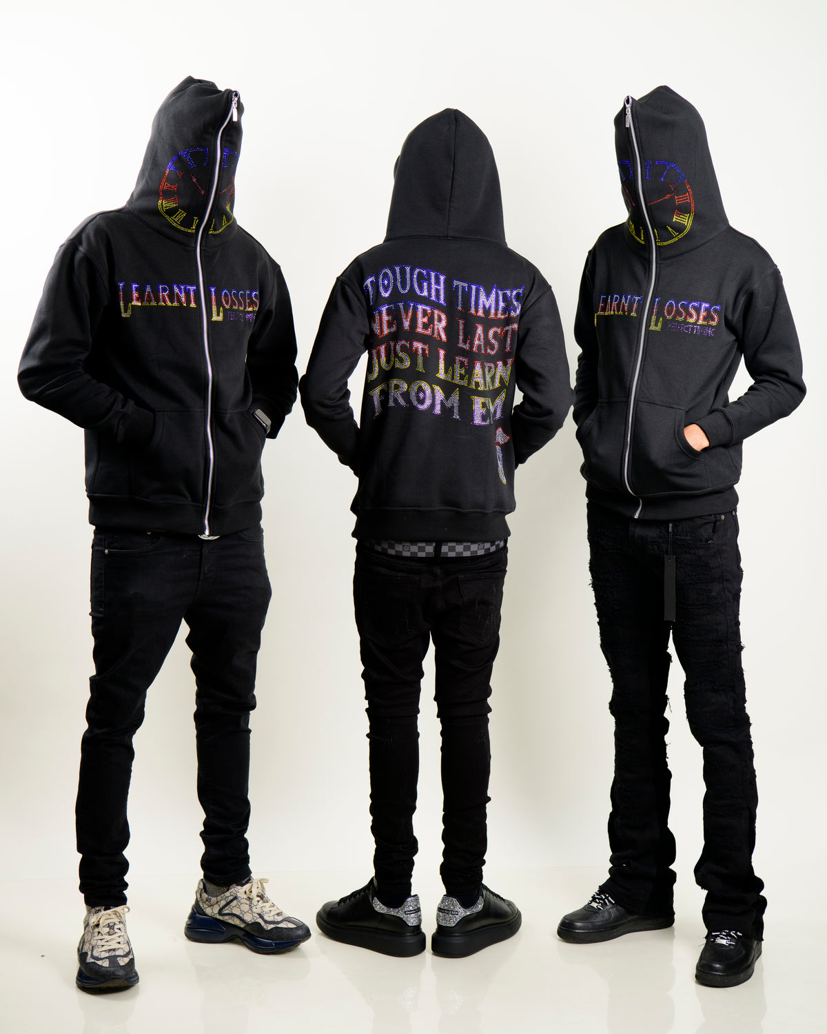 Perfect Timing Rhinestone Full-Zips