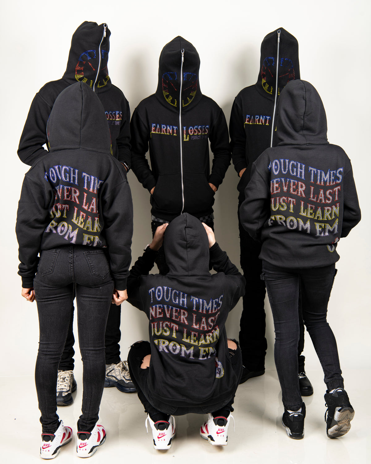 Perfect Timing Rhinestone Full-Zips